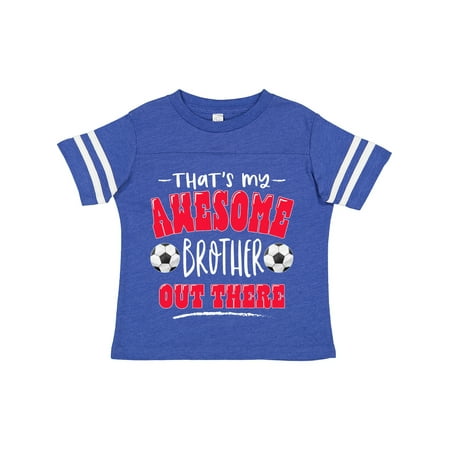 Inktastic That s My Awesome Brother out There with Soccer Balls Gift Toddler Boy or Toddler Girl T-Shirt
Inktastic That s My Awesome Brother out There with Soccer Balls Gift Toddler Boy or Toddler Girl T-Shirt
