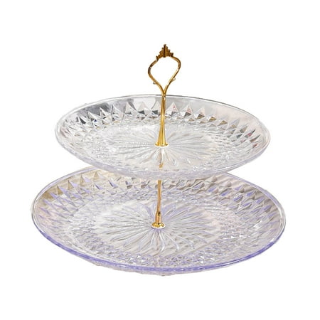 Modern Serving Tray Dessert Candy Round Platter Tiered Appetizer Tray Cake Stand Tableware Fruit Plate for Tea Table Wedding Home Decoration Double Layer S
Modern Serving Tray Dessert Candy Round Platter Tiered Appetizer Tray Cake Stand Tableware Fruit Plate for Tea Table Wedding Home Decoration Double Layer S
