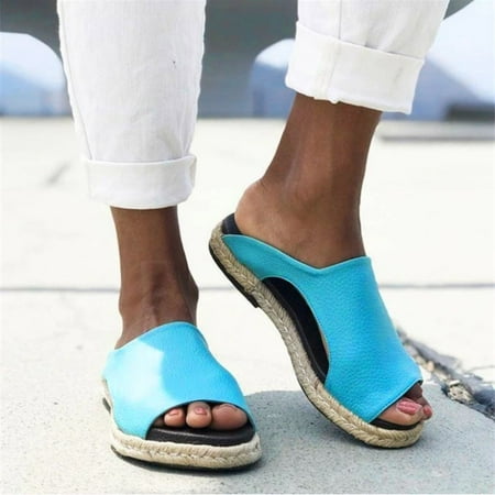 FITORON Womens Slippers- Plus Leisure Buckle Slip-toe Beach Fish Mouth Flat Slippers Sky Blue 41
FITORON Womens Slippers- Plus Leisure Buckle Slip-toe Beach Fish Mouth Flat Slippers Sky Blue 41