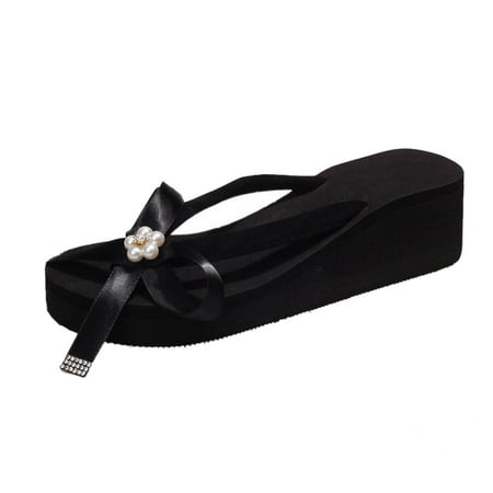 Mchoice Womens Wedge Sandals Fashion Women s Shoes Casual Round Toe Wedge Heel Bow Slippers Pearl Thong Flip Flops
Mchoice Womens Wedge Sandals Fashion Women s Shoes Casual Round Toe Wedge Heel Bow Slippers Pearl Thong Flip Flops