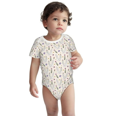 Fotbe Purple Flower Rabbit Pattern Unisex-baby Short-sleeve Bodysuit Short Sleeve Bodysuits One-piece 100% Organic Cotton for Infant Baby Boys Unisex-18 Months
Fotbe Purple Flower Rabbit Pattern Unisex-baby Short-sleeve Bodysuit Short Sleeve Bodysuits One-piece 100% Organic Cotton for Infant Baby Boys Unisex-18 Months