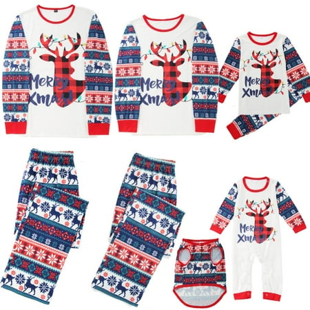 BULLPIANO Matching Family Pajamas Sets Christmas PJ s with Deer Printed Long Sleeve Tee and Bottom Loungewear Sleepwear
BULLPIANO Matching Family Pajamas Sets Christmas PJ s with Deer Printed Long Sleeve Tee and Bottom Loungewear Sleepwear