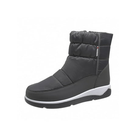 Fangasis Womens Comfort Ankle Boot Thick Fleece Snow Boots Driving Shock Absorption Round Toe Winter Warm Shoes Gray 6.5
Fangasis Womens Comfort Ankle Boot Thick Fleece Snow Boots Driving Shock Absorption Round Toe Winter Warm Shoes Gray 6.5