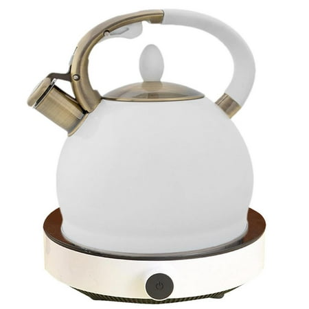 

Tohuu Tea Kettle Tea Kettle for Stove Top Stainless Steel Easy to Clean Whistling Tea Kettle for Coffee Milk Water Heating Ergonomic Handle pretty