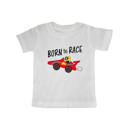 Inktastic Born to Race- Red Race Car Gift Baby Boy or Baby Girl T-Shirt