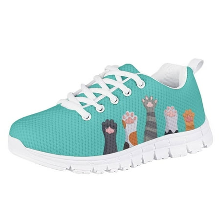 Pzuqiu Cat Paw Girls Sneakers Size 4 Lace Up Breathable Sneakers Lightweight Athletic Running Shoes Comfy Walking Shoes Flat
Pzuqiu Cat Paw Girls Sneakers Size 4 Lace Up Breathable Sneakers Lightweight Athletic Running Shoes Comfy Walking Shoes Flat