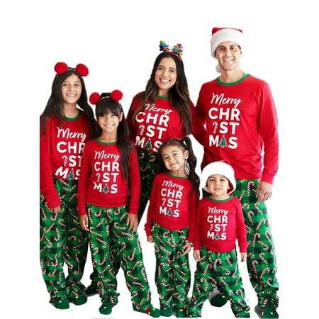 Thaisu Matching Family Pajamas Sets Christmas PJ s Letter Print Tee Top and Cartoon Pattern Pants Jammies Sleepwear
Thaisu Matching Family Pajamas Sets Christmas PJ s Letter Print Tee Top and Cartoon Pattern Pants Jammies Sleepwear