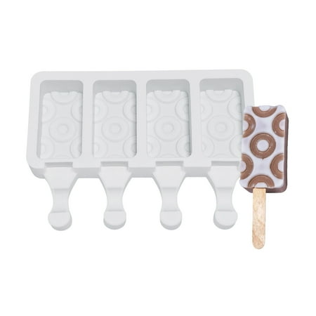 SIEYIO 4 Cell Circle Pattern Popsicles Mold Non-stick Silicone Ice Cream Molds Homemade DIY Dessert Juice Ice-Pop Mould for Kids Kitchen Supplies
SIEYIO 4 Cell Circle Pattern Popsicles Mold Non-stick Silicone Ice Cream Molds Homemade DIY Dessert Juice Ice-Pop Mould for Kids Kitchen Supplies