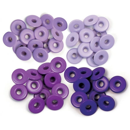 Eyelets Wide 40/Pkg-Purple