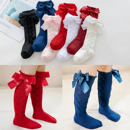 1 Pair Baby Girls Socks Double-layer Bow Twist Pattern Autumn Middle Tube Stretchy Lightweight Floor Socks for
1 Pair Baby Girls Socks Double-layer Bow Twist Pattern Autumn Middle Tube Stretchy Lightweight Floor Socks for
