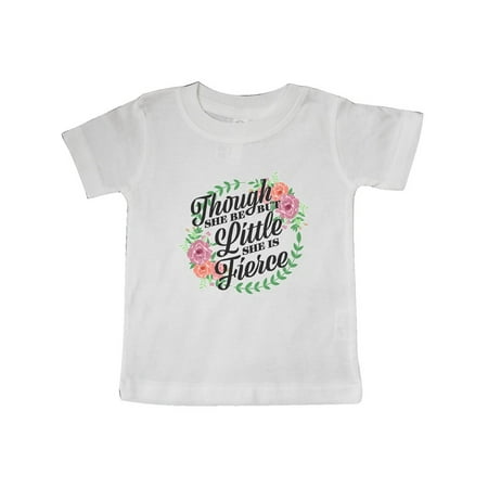 Inktastic Though She Be But Little She is Fierce with Flower Circle Illustration Gift Baby Girl T-Shirt
Inktastic Though She Be But Little She is Fierce with Flower Circle Illustration Gift Baby Girl T-Shirt