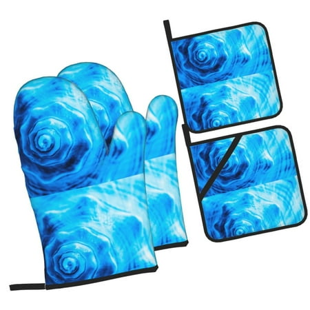 Fotbe Blue Shell for 4Pcs Oven Mitts and Pot Holders 500℉ Heat Resistant Oven Mitts Non-Slip Silicone Surface Safe for Baking Cooking BBQ
Fotbe Blue Shell for 4Pcs Oven Mitts and Pot Holders 500℉ Heat Resistant Oven Mitts Non-Slip Silicone Surface Safe for Baking Cooking BBQ
