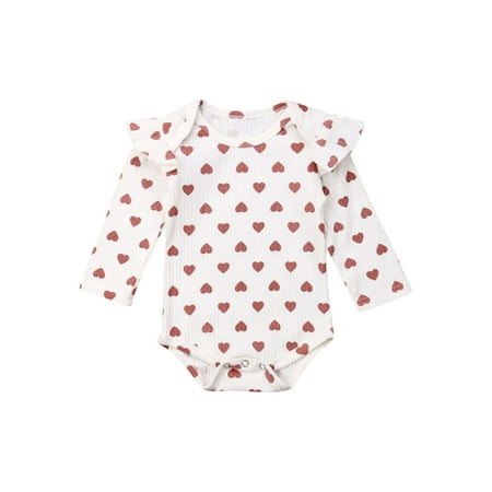 Nokpsedcb Newborn Baby Girls Valentine s Day Jumpsuit Long Sleeve Romper 
Nokpsedcb Newborn Baby Girls Valentine s Day Jumpsuit Long Sleeve Romper