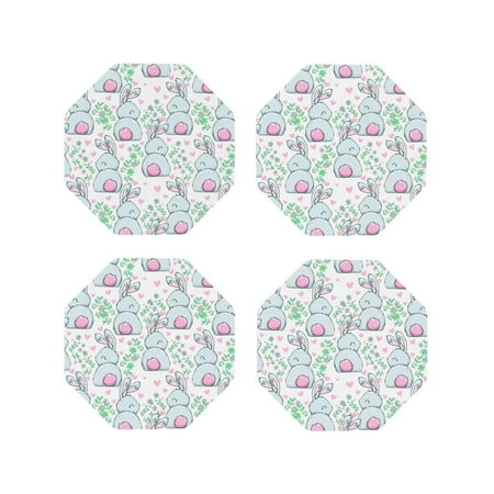 Drink Coasters Set of 4 Cartoon Smiling Cute Rabbit Flower Leather Coasters for Coffee Table Protector Heat Resistant Cute Coasters for Home Decor Housewarming Gifts Bar Kitchen 4 Inch Octagon
Drink Coasters Set of 4 Cartoon Smiling Cute Rabbit Flower Leather Coasters for Coffee Table Protector Heat Resistant Cute Coasters for Home Decor Housewarming Gifts Bar Kitchen 4 Inch Octagon