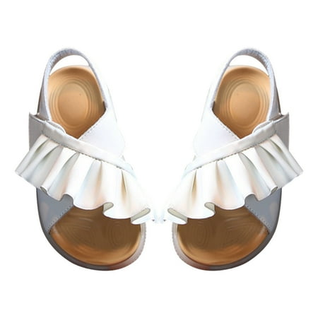 PEASKJP Youth Little Girls Soft Bottom Open Toe Ankle Strap Snandals Platform Sandal White 10.5
PEASKJP Youth Little Girls Soft Bottom Open Toe Ankle Strap Snandals Platform Sandal White 10.5