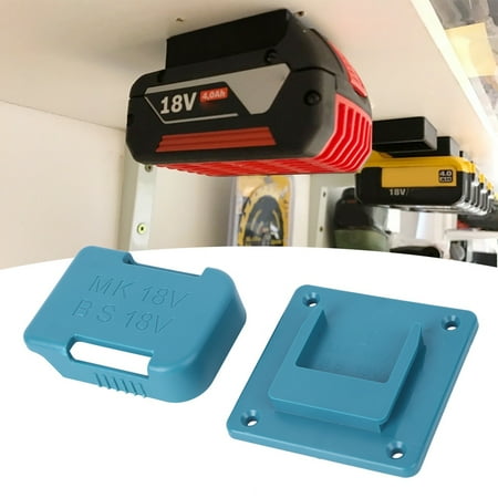 Easy To Install Battery Storage Rack Battery Belt Slot ABS+PC Battery Holder Case As A Gift For 18V Batteries Travel Outdoor Activities Black Cyan-Blue
Easy To Install Battery Storage Rack Battery Belt Slot ABS+PC Battery Holder Case As A Gift For 18V Batteries Travel Outdoor Activities Black Cyan-Blue