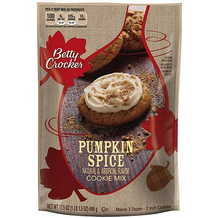 betty crocker spice pumpkin cookie oz mix walmart
