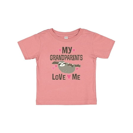 Inktastic My Grandparents Love Me Sloth Gift Baby Girl T-Shirt
Inktastic My Grandparents Love Me Sloth Gift Baby Girl T-Shirt
