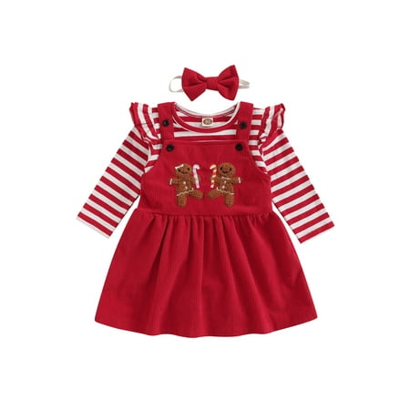 wybzd Christmas Infant Baby Girl Outfits Ruffle Stripe Romper Corduroy Gingerbread Man Skirt Headband
wybzd Christmas Infant Baby Girl Outfits Ruffle Stripe Romper Corduroy Gingerbread Man Skirt Headband