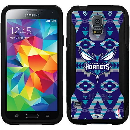 Charlotte Hornets Tribal Design on OtterBox Commuter Series Case for Samsung Galaxy S5