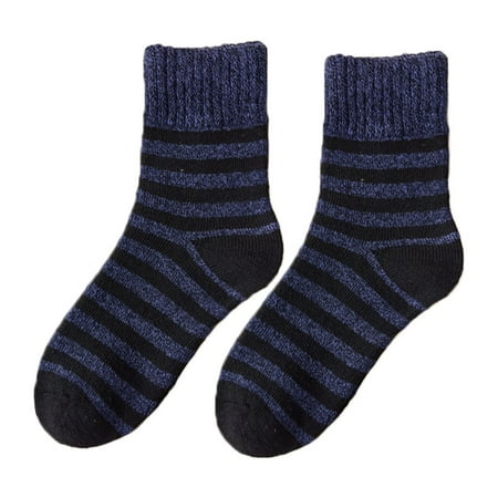 ADVEN 5 Pairs Mens Winter Socks Foot Wrap Cover Simple Style Male Hosiery Accessories Mid-calf Keeping-warm Lined Floor Thickened Sock Navy blue stripes
ADVEN 5 Pairs Mens Winter Socks Foot Wrap Cover Simple Style Male Hosiery Accessories Mid-calf Keeping-warm Lined Floor Thickened Sock Navy blue stripes