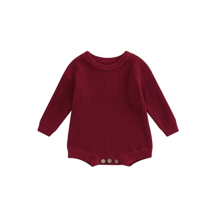 Diconna Infant Baby Sweater Romper Girl Boy Knitted Sweatshirt Pullover Tops Fall Winter Clothes Red 6-9 Months
Diconna Infant Baby Sweater Romper Girl Boy Knitted Sweatshirt Pullover Tops Fall Winter Clothes Red 6-9 Months