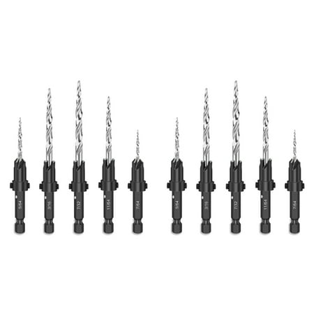 Drill Bits 22 Pieces 4 6 8 10 12 Sets of 1/4-Inch Tapered High-Speed Steel Drill Bits Hexagonal Wrench
Drill Bits 22 Pieces 4 6 8 10 12 Sets of 1/4-Inch Tapered High-Speed Steel Drill Bits Hexagonal Wrench