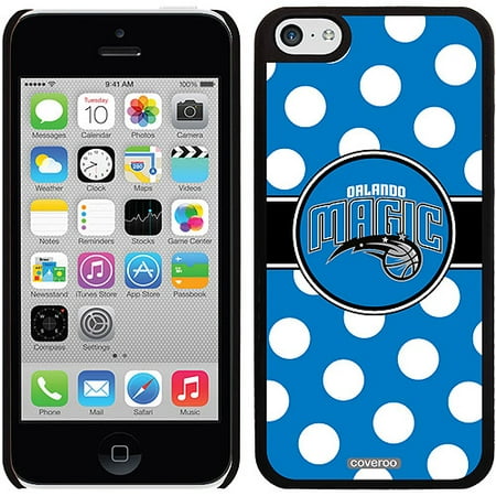 Orlando Magic Polka Dots Design on Apple iPhone 5c Thinshield Snap-On Case by Coveroo