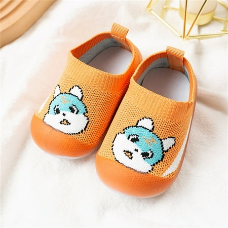 Boys Girls Animal Prints Cartoon Socks Shoes Toddler The Floor Socks Non Slip Prewalker Shoes Orange 20
Boys Girls Animal Prints Cartoon Socks Shoes Toddler The Floor Socks Non Slip Prewalker Shoes Orange 20