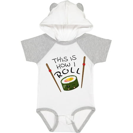 Inktastic This is How I Roll- Cute Sushi Gift Baby Boy or Baby Girl Bodysuit