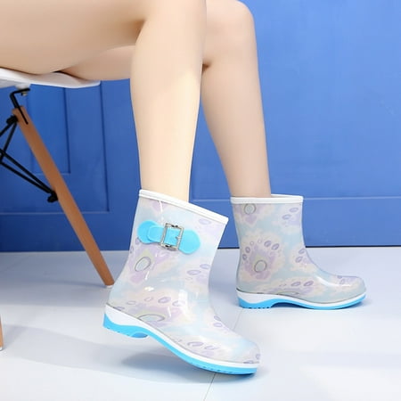 Kiplyki Weekly Deals Women Rain Shoes Plastic Low Heel Jelly Color Hasp High
Kiplyki Weekly Deals Women Rain Shoes Plastic Low Heel Jelly Color Hasp High