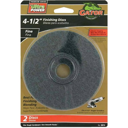 Gator 4-1/2 In. Fine Fiber Disc (2-Pack)