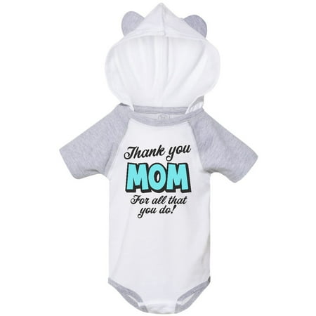 Inktastic Thank You Mom for All That You Do Parents Day Gift Baby Boy or Baby Girl Bodysuit
Inktastic Thank You Mom for All That You Do Parents Day Gift Baby Boy or Baby Girl Bodysuit