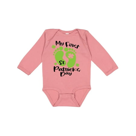 Inktastic My 1st St. Patrick s Day with Green Baby Footprints Gift Baby Boy or Baby Girl Long Sleeve Bodysuit
Inktastic My 1st St. Patrick s Day with Green Baby Footprints Gift Baby Boy or Baby Girl Long Sleeve Bodysuit