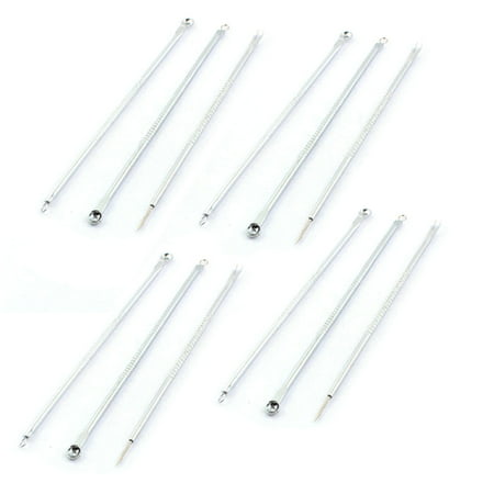 12 Pcs Face Care Acne Removal Pimple Remover Blackhead Extractor Needle Makeup Tool