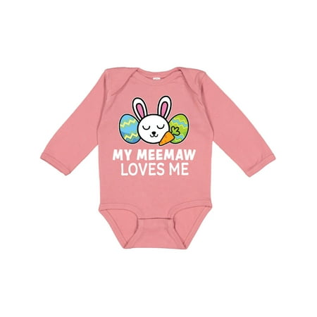 Inktastic My Meemaw Loves Me with Bunny and Easter Eggs Gift Baby Boy or Baby Girl Long Sleeve Bodysuit
Inktastic My Meemaw Loves Me with Bunny and Easter Eggs Gift Baby Boy or Baby Girl Long Sleeve Bodysuit