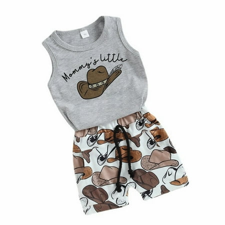 Summer Boy Hat Printed Vest Jacket Shorts Suit Handsome Two Piece Suit Suitable For Young Children Summer Clothes
Summer Boy Hat Printed Vest Jacket Shorts Suit Handsome Two Piece Suit Suitable For Young Children Summer Clothes