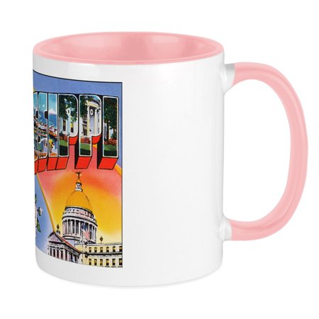 CafePress - Mississippi Greetings Mug - Ceramic Coffee Tea Novelty Mug Cup 11 oz