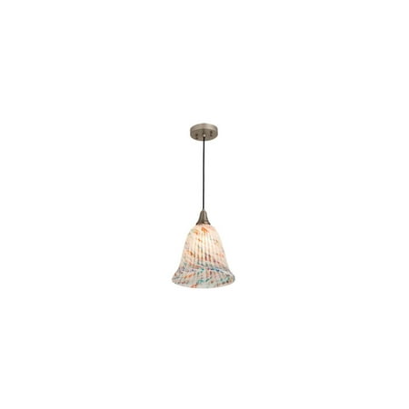 Peacock Pate-De-Verre Pendant