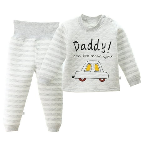 Elainilye Fashion Kids Winter Thermal Underwear Set Three-Layer Quilted High-Waist Belly Protection Plus Velvet Thickened Fall Outfits White
Elainilye Fashion Kids Winter Thermal Underwear Set Three-Layer Quilted High-Waist Belly Protection Plus Velvet Thickened Fall Outfits White