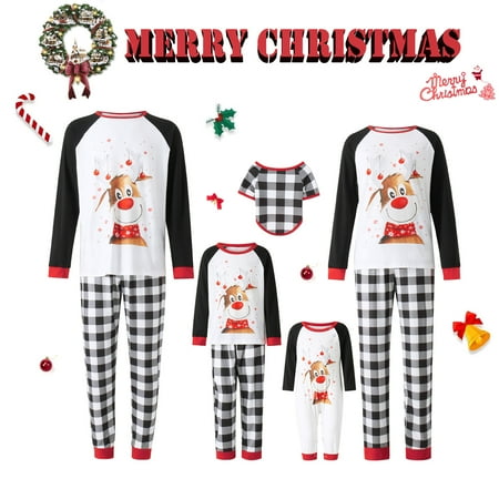 Family Matching Christmas Pajamas Sets Elk Tops+Plaid Pants Holiday Xmas Loungewear Sleepwear Pjs for Adults Kids Baby
Family Matching Christmas Pajamas Sets Elk Tops+Plaid Pants Holiday Xmas Loungewear Sleepwear Pjs for Adults Kids Baby