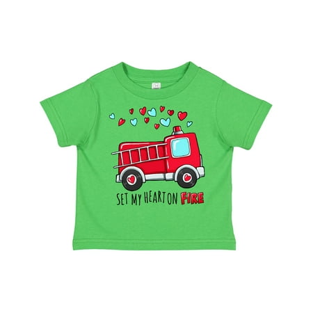 Inktastic Set My Heart on Fire Valentine Fire Truck with Hearts Gift Toddler Boy or Toddler Girl T-Shirt
Inktastic Set My Heart on Fire Valentine Fire Truck with Hearts Gift Toddler Boy or Toddler Girl T-Shirt