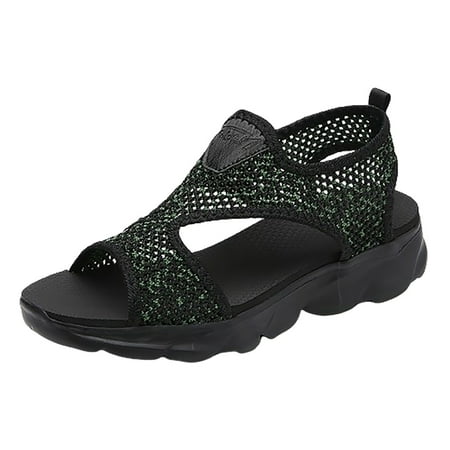 Women Summer Mesh Beach Elatic Band Sport Casual Open Toe Wedges Soft Bottom Breathable Shoes Sandals
Women Summer Mesh Beach Elatic Band Sport Casual Open Toe Wedges Soft Bottom Breathable Shoes Sandals