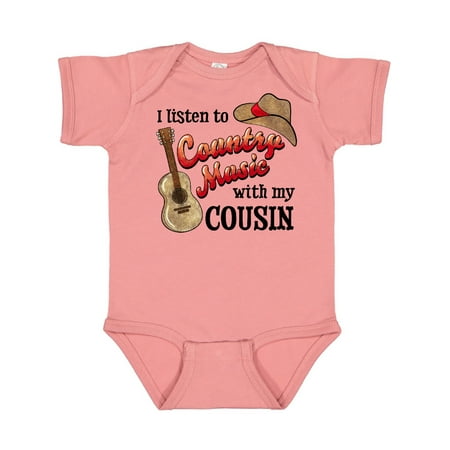 Inktastic I Listen to Country Music with my Cousin Guitar and Hat Gift Baby Boy or Baby Girl Bodysuit
Inktastic I Listen to Country Music with my Cousin Guitar and Hat Gift Baby Boy or Baby Girl Bodysuit