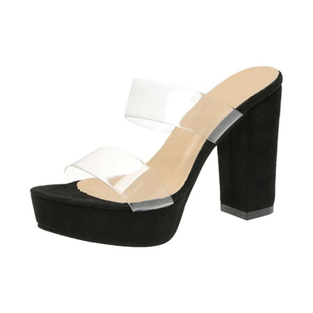 Gzea Sandals Women Dressy Summer Casual Slope Bottom Roman Shoes Fashion Women S Sandals Summer Women S Slope With Sandals Summer Sandals Black 39