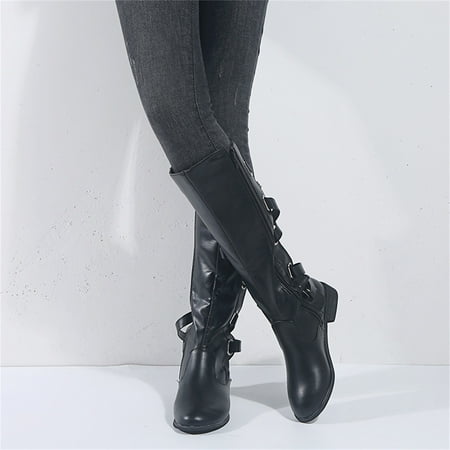 Tejiojio Fall Clearance Fashion Large Size Boots Women Autumn Long Tube Lace Up Thick Heel Shoes Boots
Tejiojio Fall Clearance Fashion Large Size Boots Women Autumn Long Tube Lace Up Thick Heel Shoes Boots