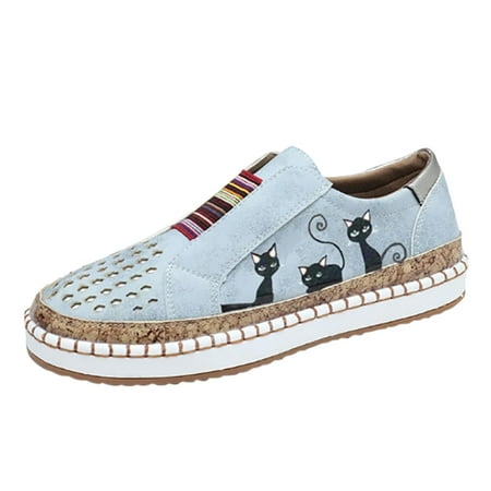 Casual Shoes for Women Women S Plus Size Casual Flat Shoes Elastic Overshoes Cat Print Single Shoes Shoes for Women Pu 36
Casual Shoes for Women Women S Plus Size Casual Flat Shoes Elastic Overshoes Cat Print Single Shoes Shoes for Women Pu 36