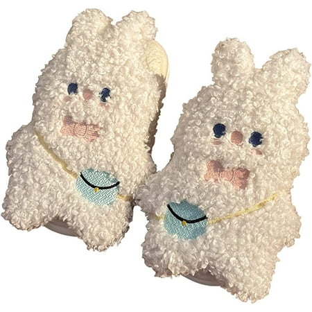 PIKADINGNIS Cute Furry Bear Rabbit Bunny House Slippers for Women Men Fashion Fluffy Faux Fur Plush Anti-slip Home Shoes Indoor Winter
PIKADINGNIS Cute Furry Bear Rabbit Bunny House Slippers for Women Men Fashion Fluffy Faux Fur Plush Anti-slip Home Shoes Indoor Winter