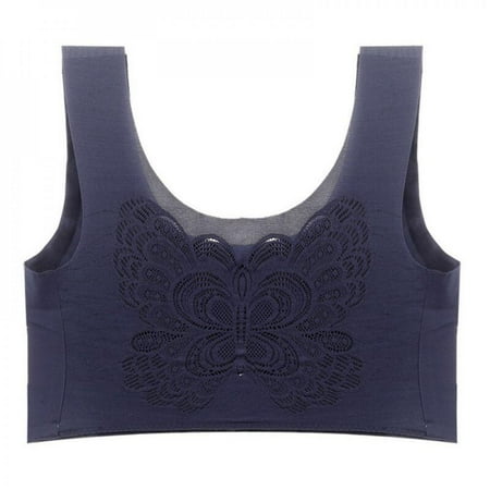 Spree Ice Silk Bra Ultra-Thin Comfort Hollow Back Running Yoga Bra Seamless Wireless Solid Bra Fitness Bras Underwear
Spree Ice Silk Bra Ultra-Thin Comfort Hollow Back Running Yoga Bra Seamless Wireless Solid Bra Fitness Bras Underwear