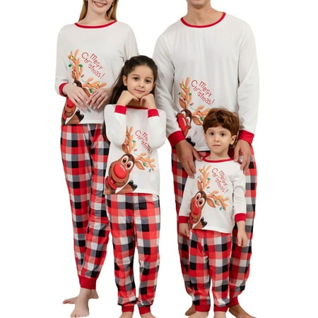 AMILIEe Christmas Family Matching Pajamas Women Elk Jammies Clothes Sleepwear Long Sleeve Pjs
AMILIEe Christmas Family Matching Pajamas Women Elk Jammies Clothes Sleepwear Long Sleeve Pjs